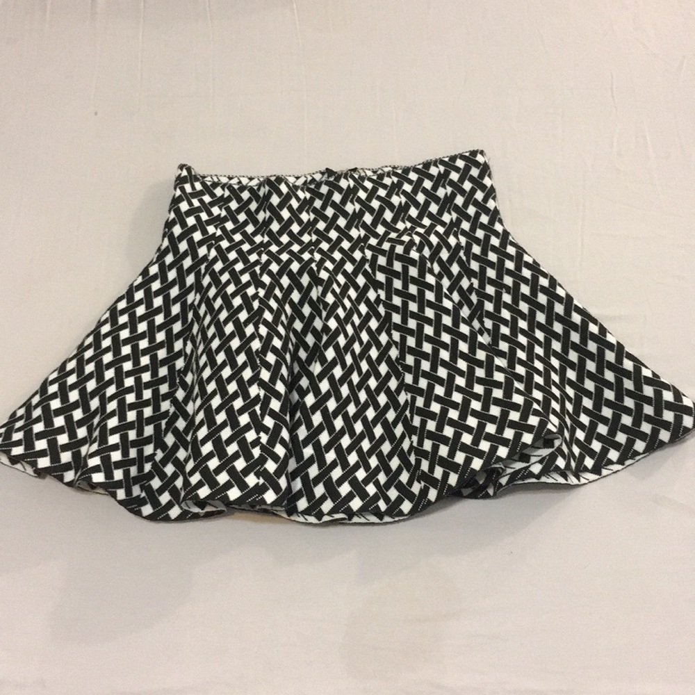 ✨🐼 Cute Black & White Skater Skirt
